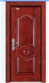 门业图片-超厚钢质电解板房门 烤漆门1.2厚图片